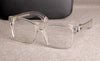 Retro Classic Square Frame Clear Lens Sunglasses For Unisex-SunglassesCraft