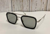 Metal Frame Square Gradient Sunglasses For Men And Women