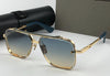 New Metal Vintage Fashion Style Square Frameless Sunglasses UV 400 Lens With Case