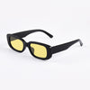 Yellow Lens Vintage Rectangle Sunglasses For Men And Women-SunglassesCraft