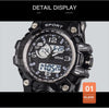 LED Display Digital Big Dial Brand Luxury Outdoor Shock Resist Wristwatch For Men And Women-SunglassesCraft