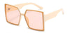 Designer Square Frame Jelly Color Gradient Fashion Sunglasses For Unisex-SunglassesCraft