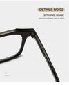 Trendy Personality Plain Retro Korean Square Sunglasses For Men And Women-SunglassesCraft