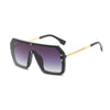 Brand Designer Square New Oversized One Piece Sunglasses For Men And Women-SunglassesCraft