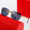 Rimless Rectangle Sunglasses for Men And Woman- SunglassesCraft