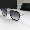 Metal Frame Square Gradient Sunglasses For Men And Women