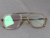 Designer Square Transparent Frame Sunglasses For Unisex-SunglassesCraft