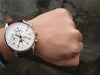 Top-Quality Moon Phase Movement Leather Strap Casual Automatic Mechanical Watch