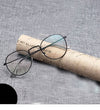 Classic Vintage Retro Designer Anti Blue Rays Brand Transparent Round Eyeglasses Spectacle Frame For Men And Women