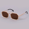 Classic Hexagon Design Metal Frame Sunglasses For Unisex-SunglassesCraft