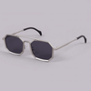 2022 Luxury Brand Vintage Steampunk Silver-Black Square Sunglasses-SunglassesCraft
