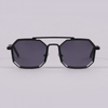 2022 Luxury Brand Vintage Steampunk Black Square Sunglasses-SunglassesCraft