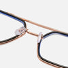 2020 Anti Blue Light Oversized Fashion Luxury Square Big Eyeglasses Spectacle Frame For Men And Women