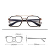 2020 Anti Blue Light Oversized Fashion Luxury Square Big Eyeglasses Spectacle Frame For Men And Women
