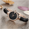 Fashion Crystal Leather Band Analog Quartz Wrist Watch For Ladies-SunglassesCraft