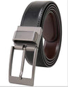 Silver Pin Buckle Genuine Leather belts for men - Jack and Jacob Belts Jack and Jacob