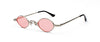 Trendy Retro Small Oval Frame High Quality Brand Sunglasses For Unisex-SunglassesCraft