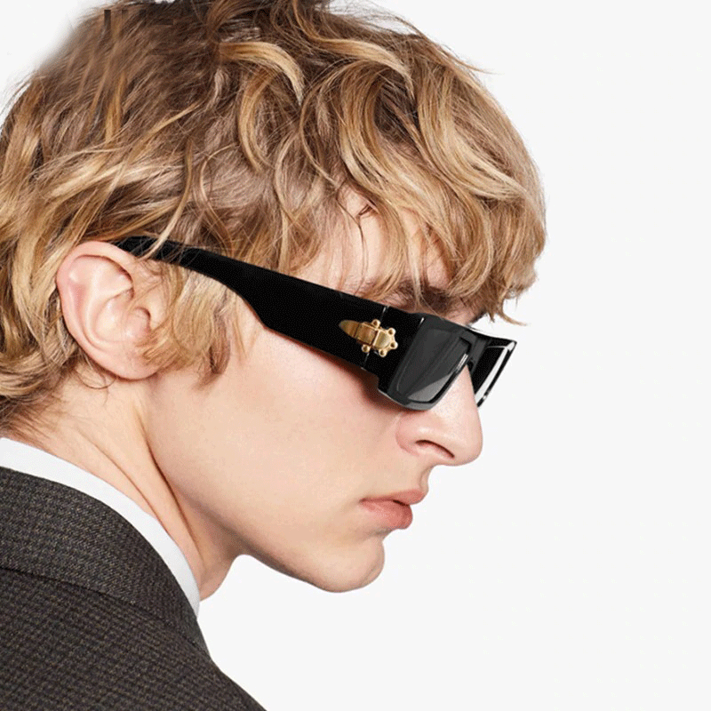 Small Rectangle Brand Designer Gradient Sunglasses For Men And Women SunglassesCraft