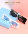 2021 Small Rectangle Retro Square Black Sunglasses For Men And Women-SunglassesCraft
