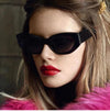 Unique Retro Cat Eye Fashion Classic Vintage Clear Candy Colours Trending Polygon Sunglasses For Men And Women-SunglassesCraft
