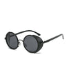 Steampunk Round Side Visor Circle Sunglasses For Men And Women-SunglassesCraft