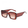 Luxury Vintage Retro Fashion Brand Wide Frame UV400 Gradient Sunglasses For Men And Women-SunglassesCraft