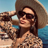 Luxury Designer Small Texture New Retro Cateye Sunglasses For Men And Women-SunglassesCraft