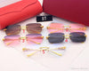 Rimless Summer Driving UV400 Sunglasses For Men And Women-SunglassesCraft