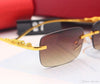 Rimless Summer Driving UV400 Sunglasses For Men And Women-SunglassesCraft