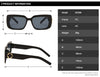 Trendy Fashion Designer Authentic Chic Uv400 Luxury Square Sunglasses For Men And Women-SunglassesCraft