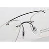 Aviation-Shape Rimless Frame  Eyeglasses For Men And Women-SunglassesCraft