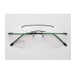 Aviation-Shape Rimless Frame  Eyeglasses For Men And Women-SunglassesCraft
