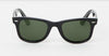 Unisex Black Square Wayfarer Sunglasses-FunkyTradition Premium FunkyTradition