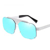 Classic Oversize Brand Aluminum Frame UV400 Mirror Sunglasses For Men And Women-SunglassesCraft