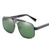 Classic Oversize Brand Aluminum Frame UV400 Mirror Sunglasses For Men And Women-SunglassesCraft