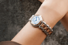 Stylish Round Shape With Roman Dial Ladies Writ Watch SunglassesCraft