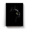Black Cat Vertical Art Frame for Wall Decor- SunglassesCraft