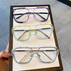 Alloy Candy Color Vintage Double Bridge Square Sunglasses For Women And Men-SunglassesCraft