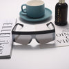 2021 Vintage Big Frame Oversized UV400 Square One Piece Sunglasses For Men And Women-SunglassesCraft