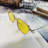 2020 Trendy Vintage Tinted Shade Cute Retro Lens Small Square Metal Frame Designer Fashion Brand Sunglasses For Men And Women-SunglassesCraft