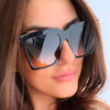 Luxury Retro Oversized Square Designer Frame Sunglasses For Unisex-SunglassesCraft